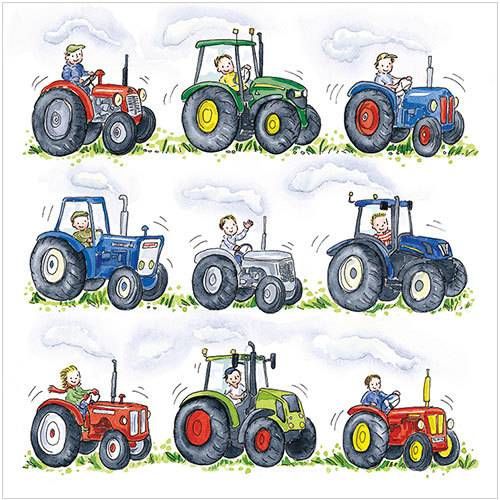 Nine Tractors
