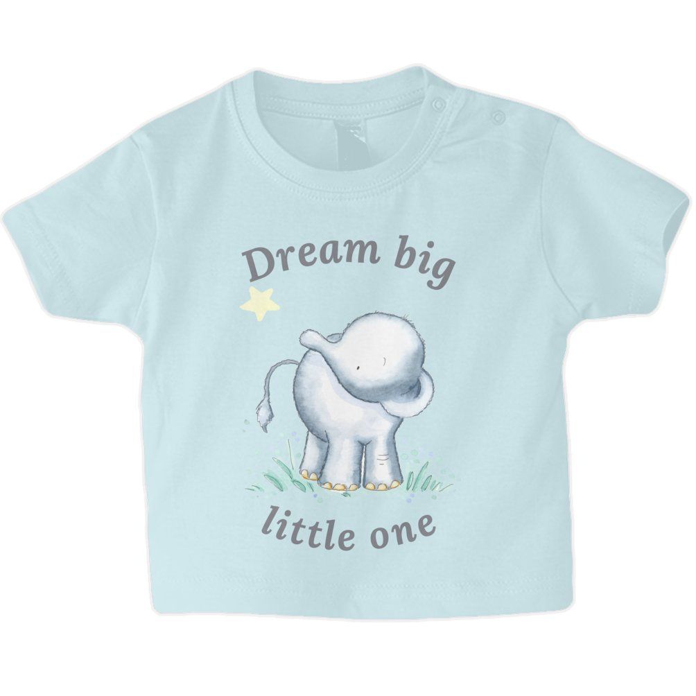 Baby Elephant - Dream big little one baby T shirt