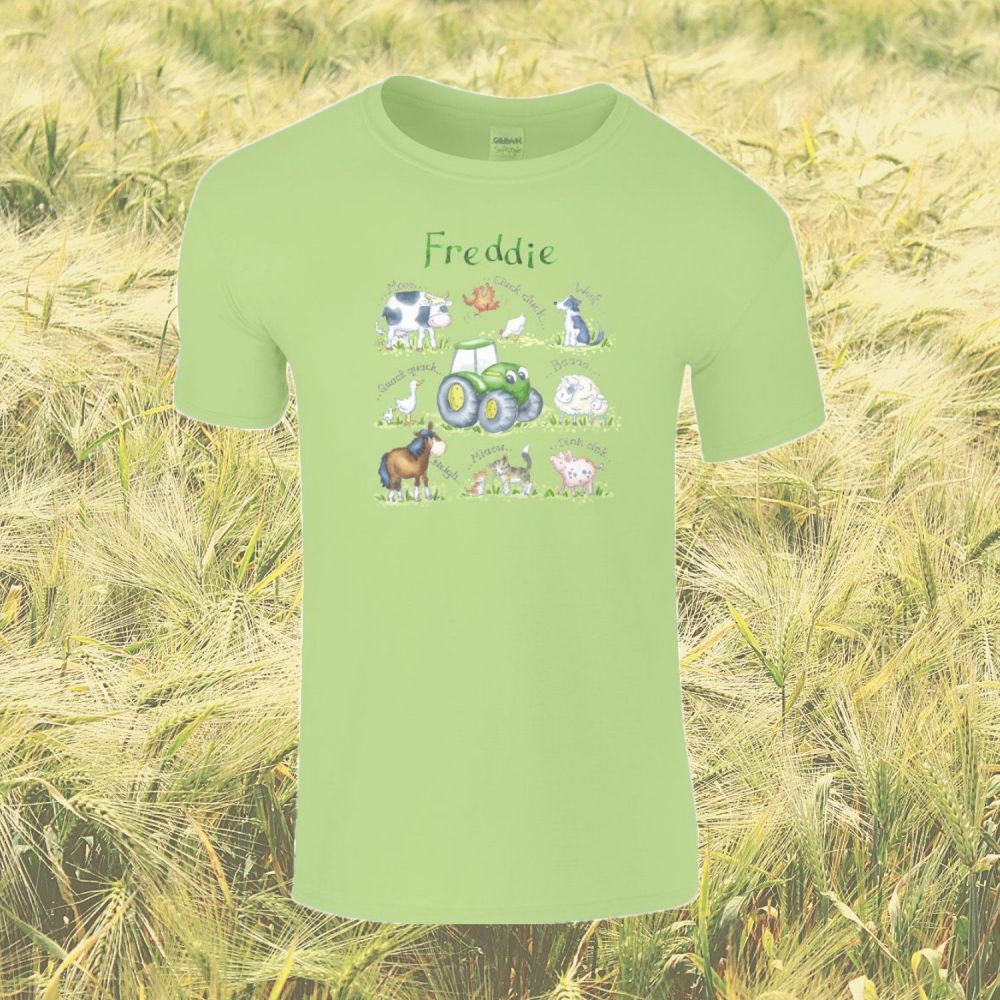 'Farm' Personalised Child's T-shirt