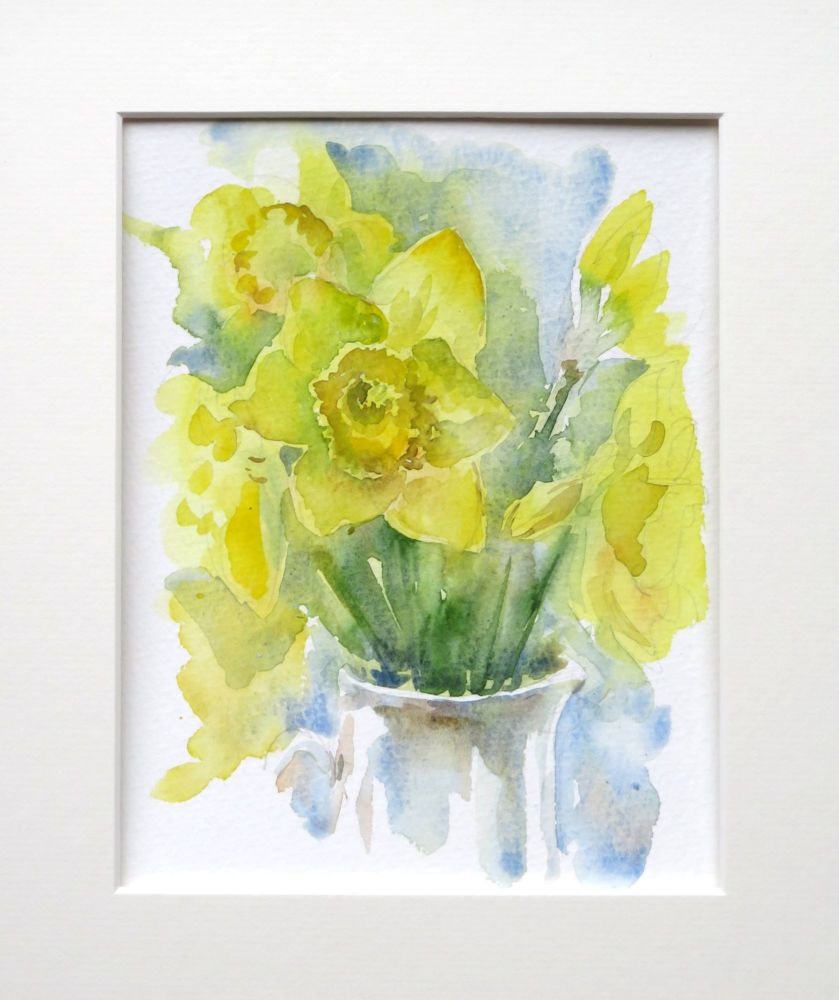 Daffodils  watercolour