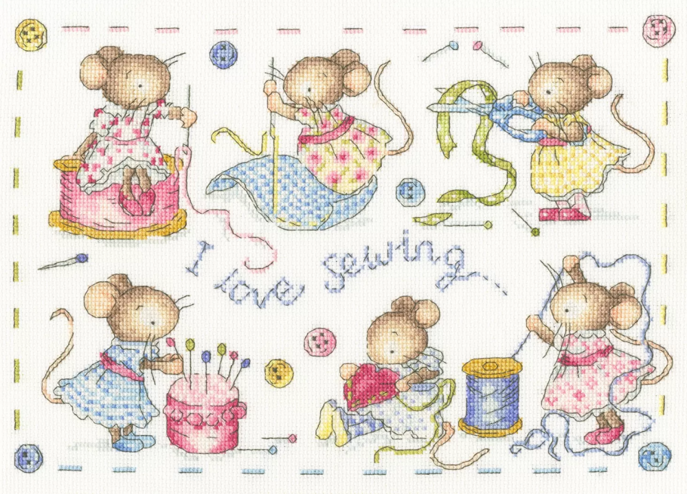 I love sewing Cross stitch kit