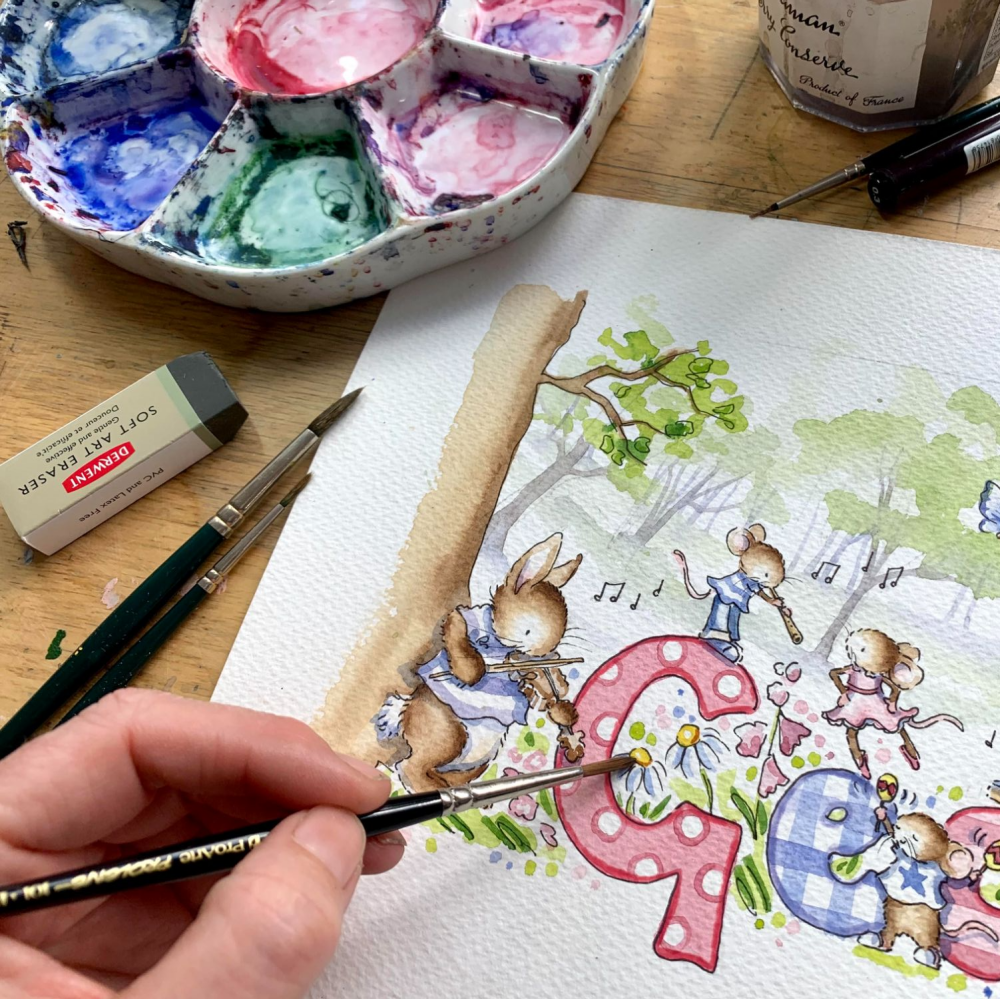 Personalised Artwork & Bespoke Baby Gifts | Hand-Painted in the UK