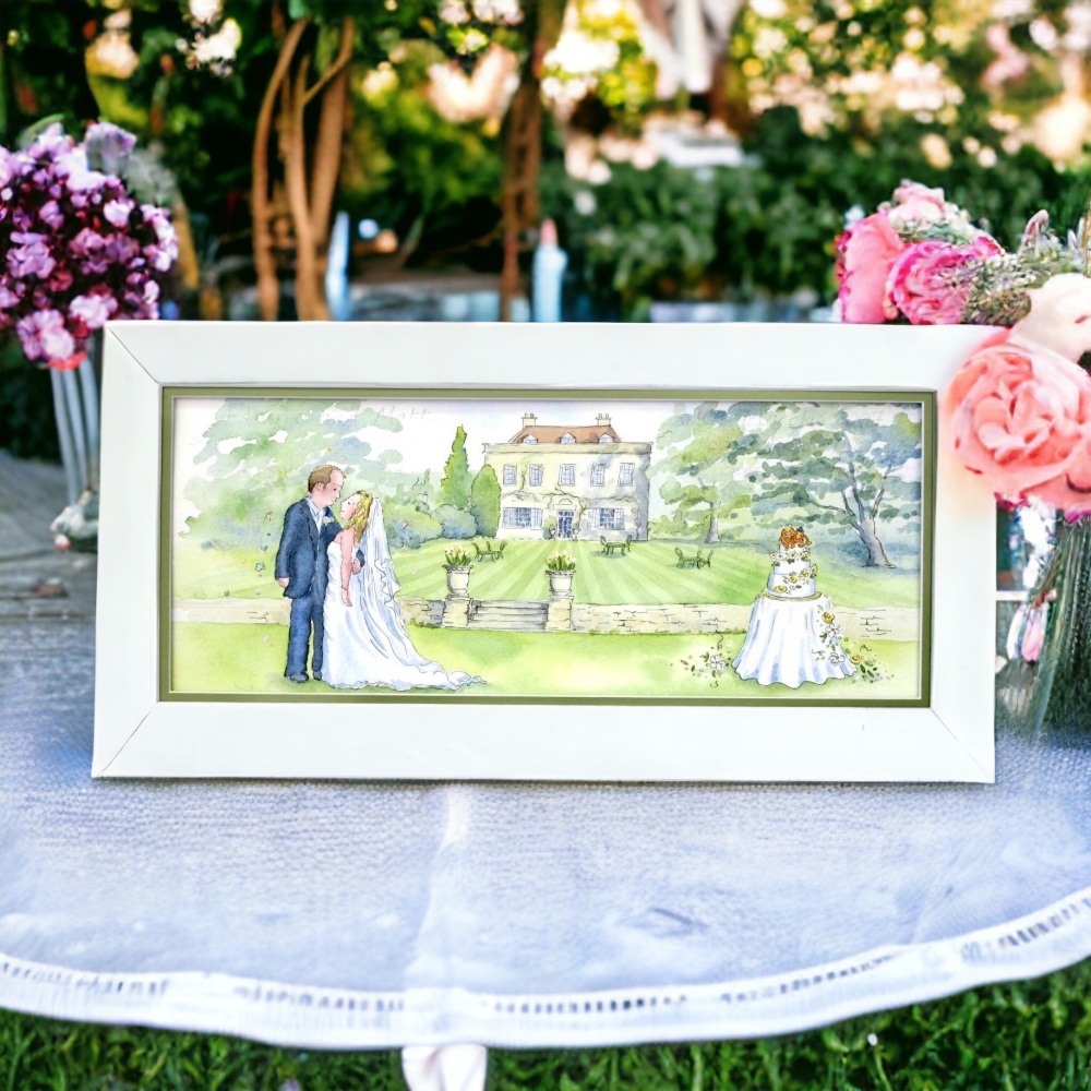 20 by 10 Wedding painting