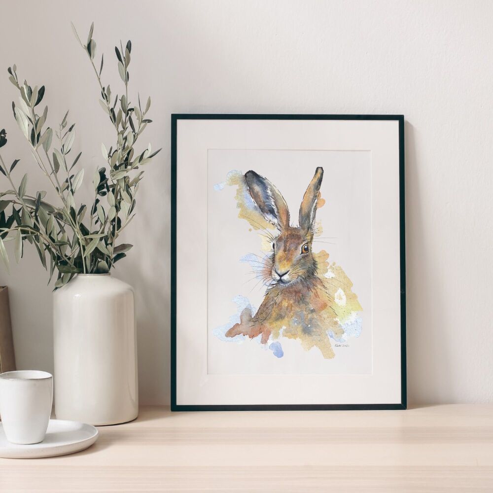 Hare print (Limited edition numbered)