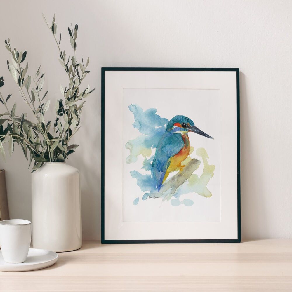 Kingfisher print (Limited edition numbered)