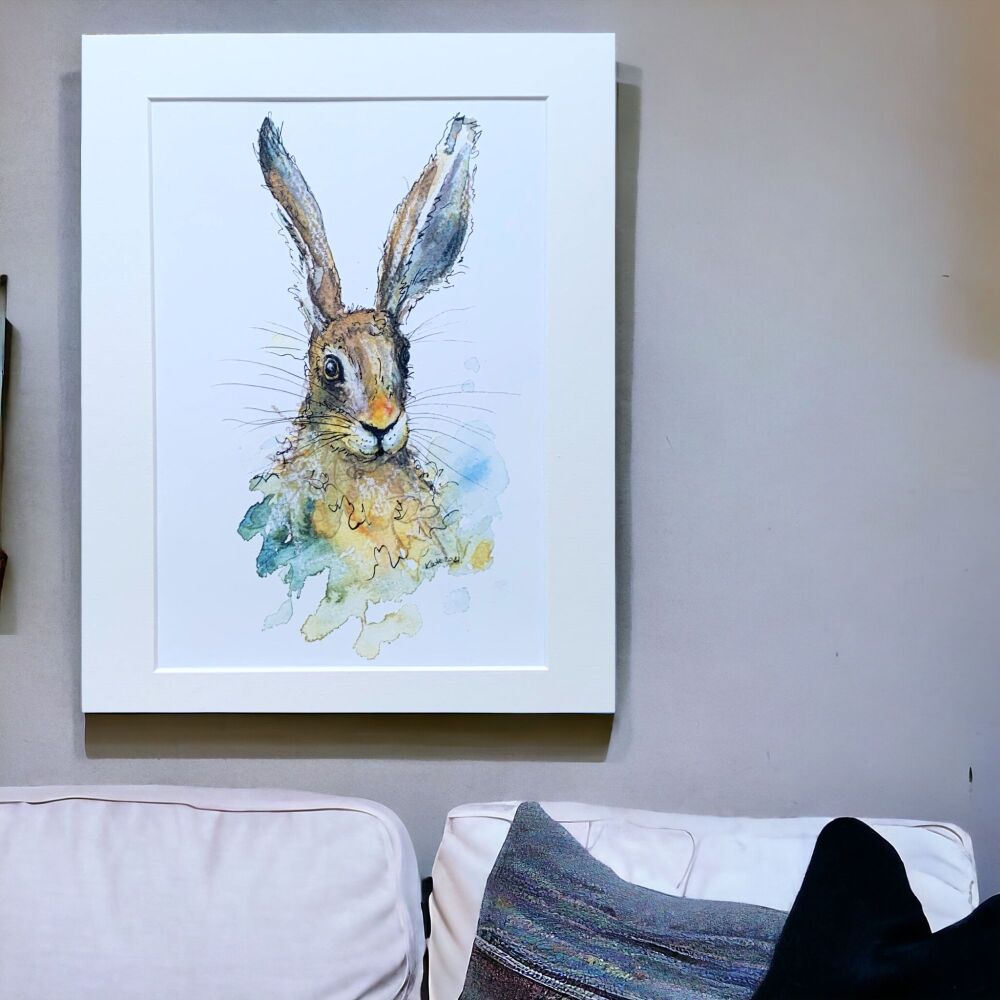 Hare print (Limited edition numbered)