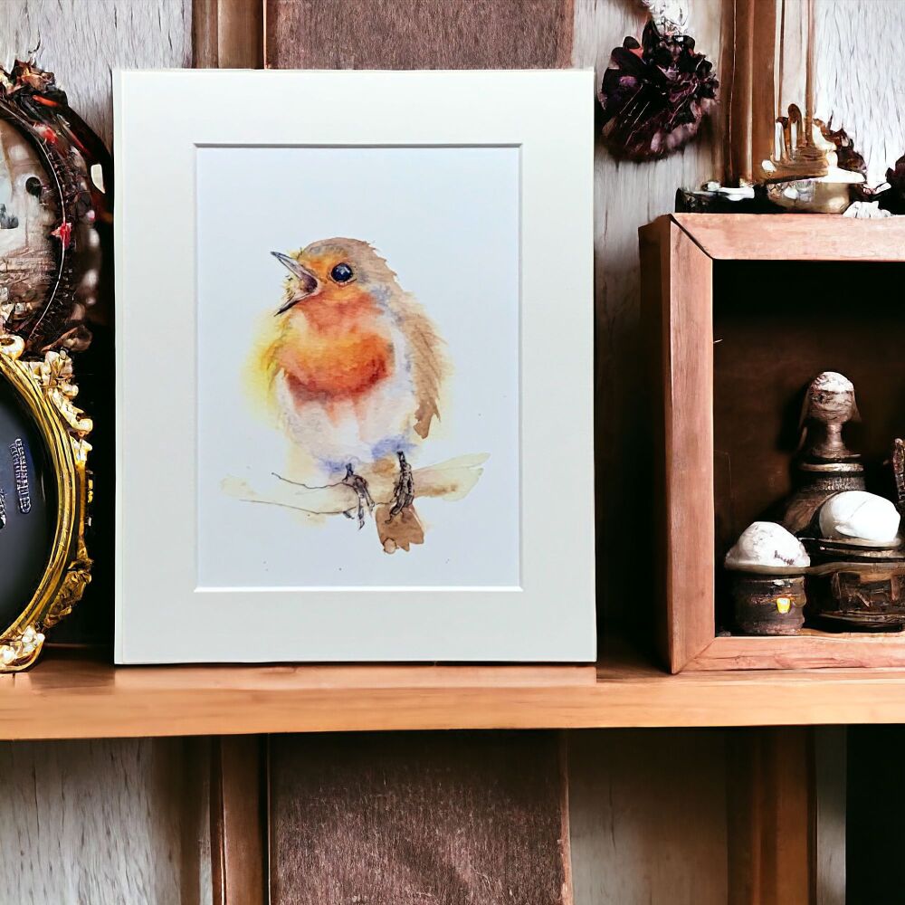 Robin print (Limited edition numbered)