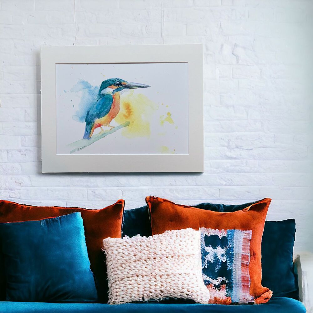 Kingfisher print (Limited edition numbered)