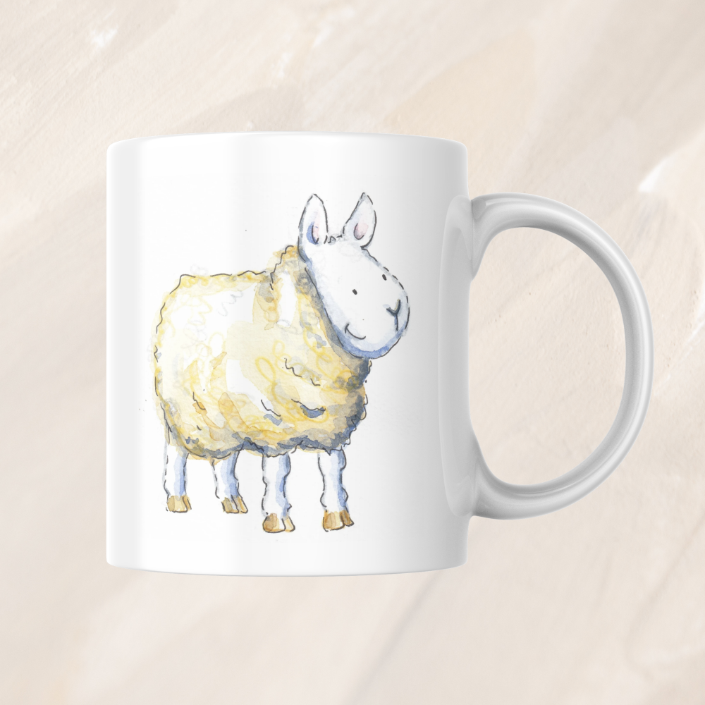 Sheep breeds ceramic mug - 11oz