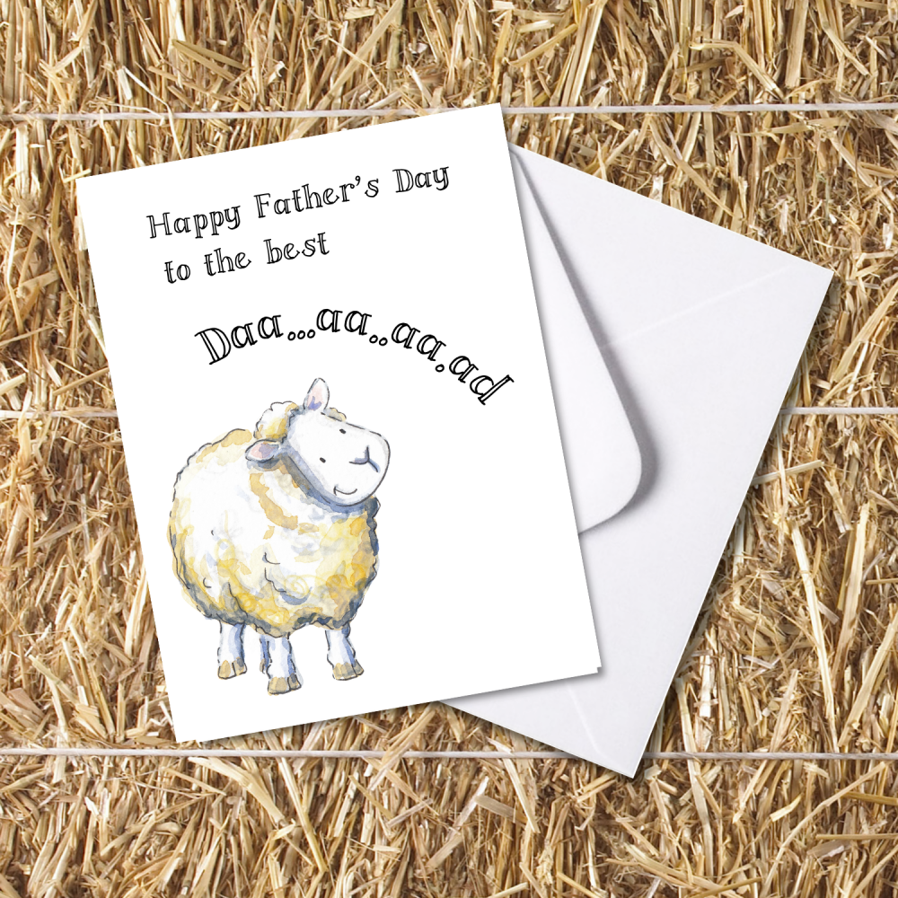 Sheep breed Father's Day Card