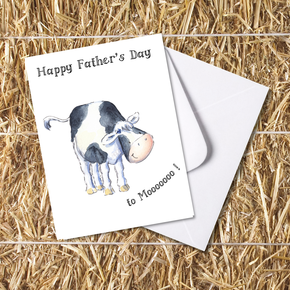 Cow breed Father's Day Card