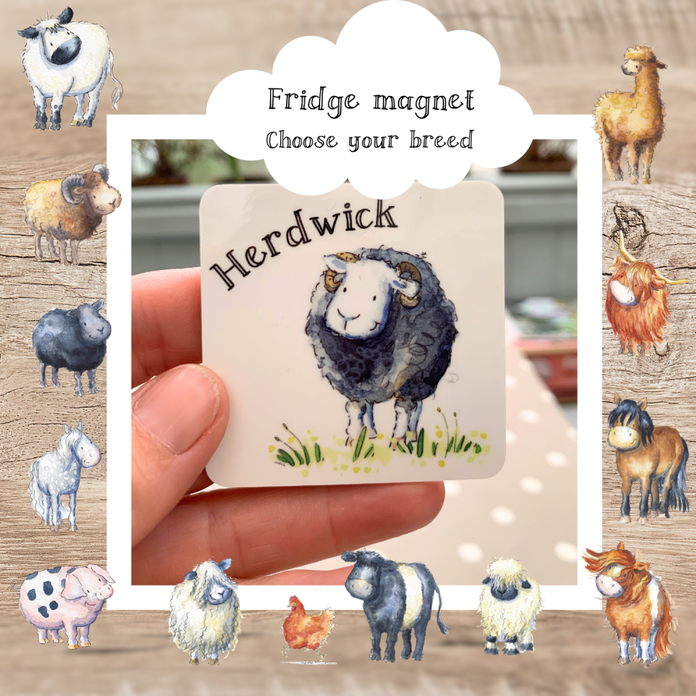 Fridge magnet - farm animal