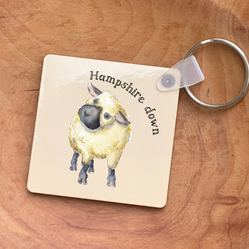 Farm keyring - personalised