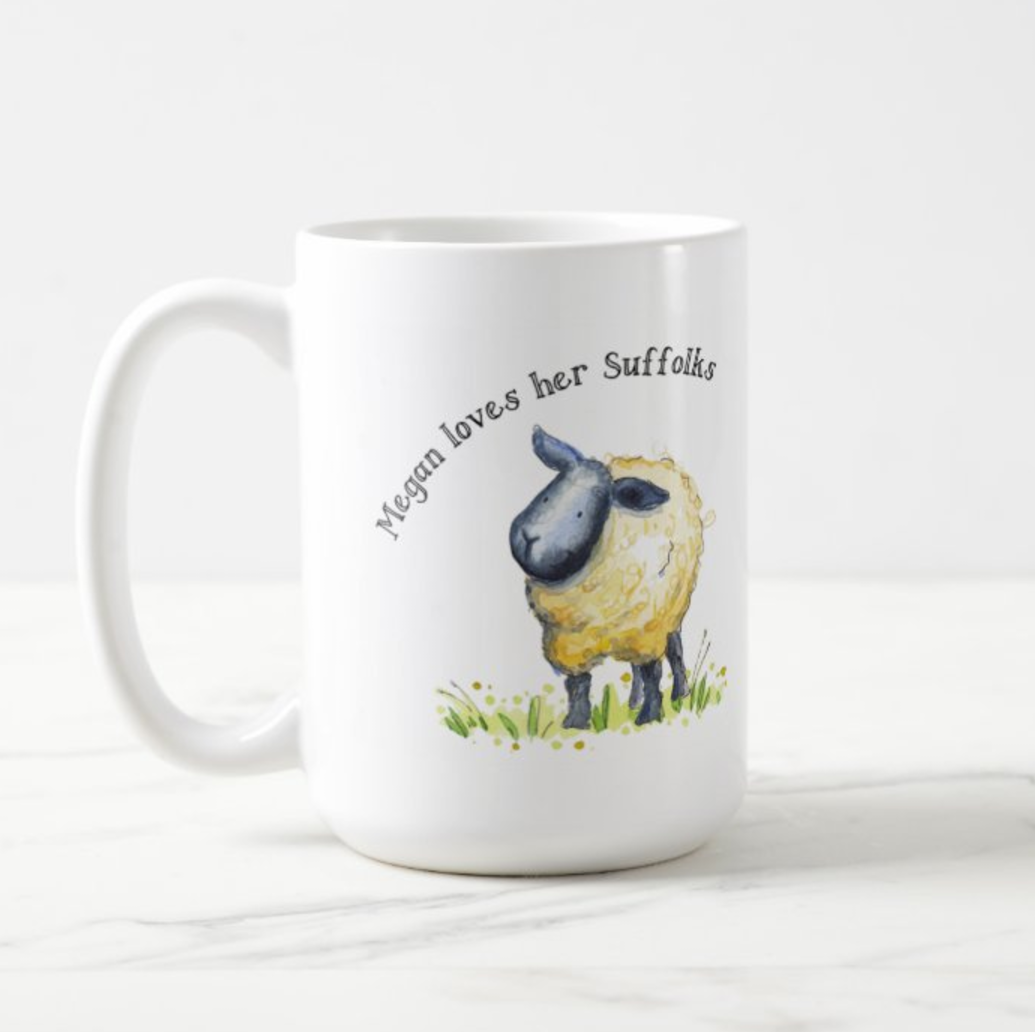 Extra large farm mug