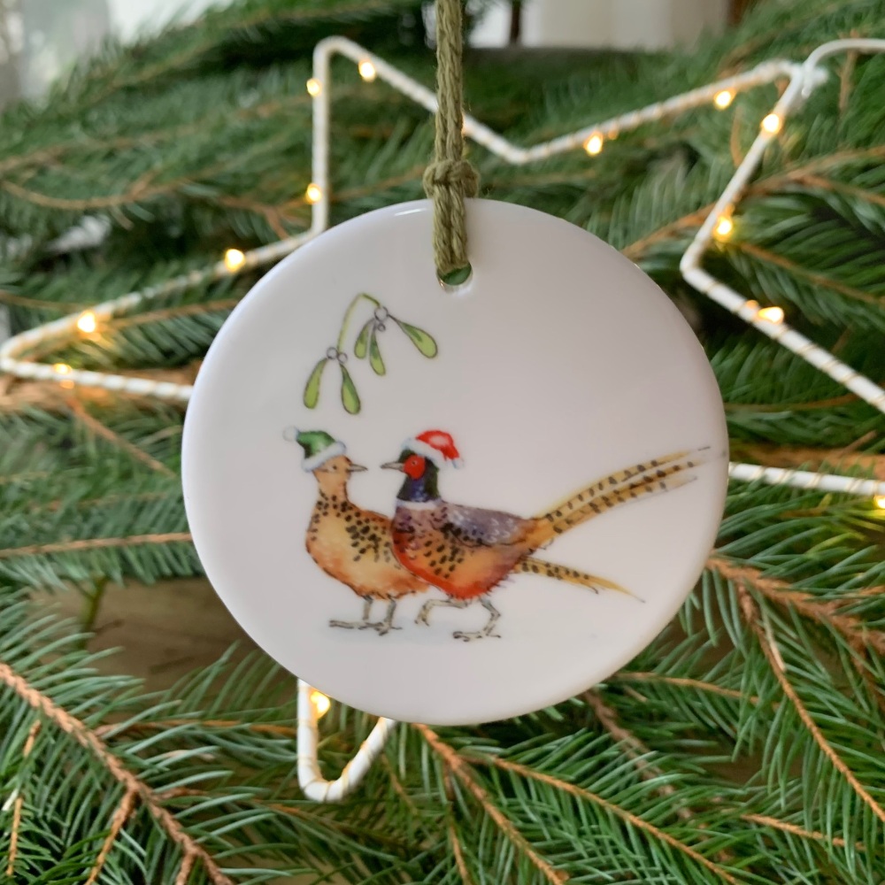 Our first Christmas hanging ceramic decoration