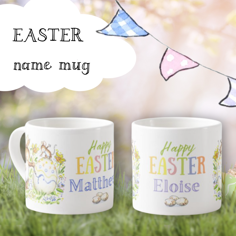 Easter personalised child's mug