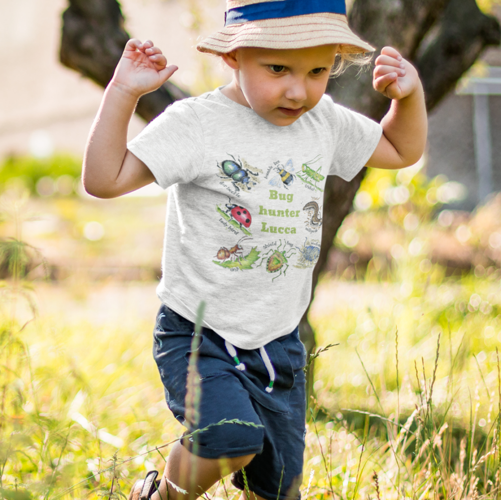 Bug hunter personalised Child's T-shirt