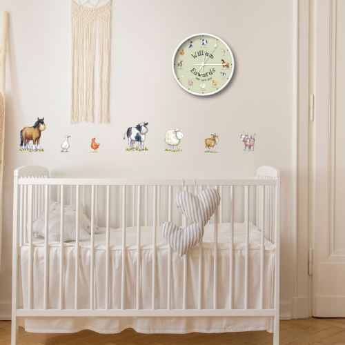 clock in nursery