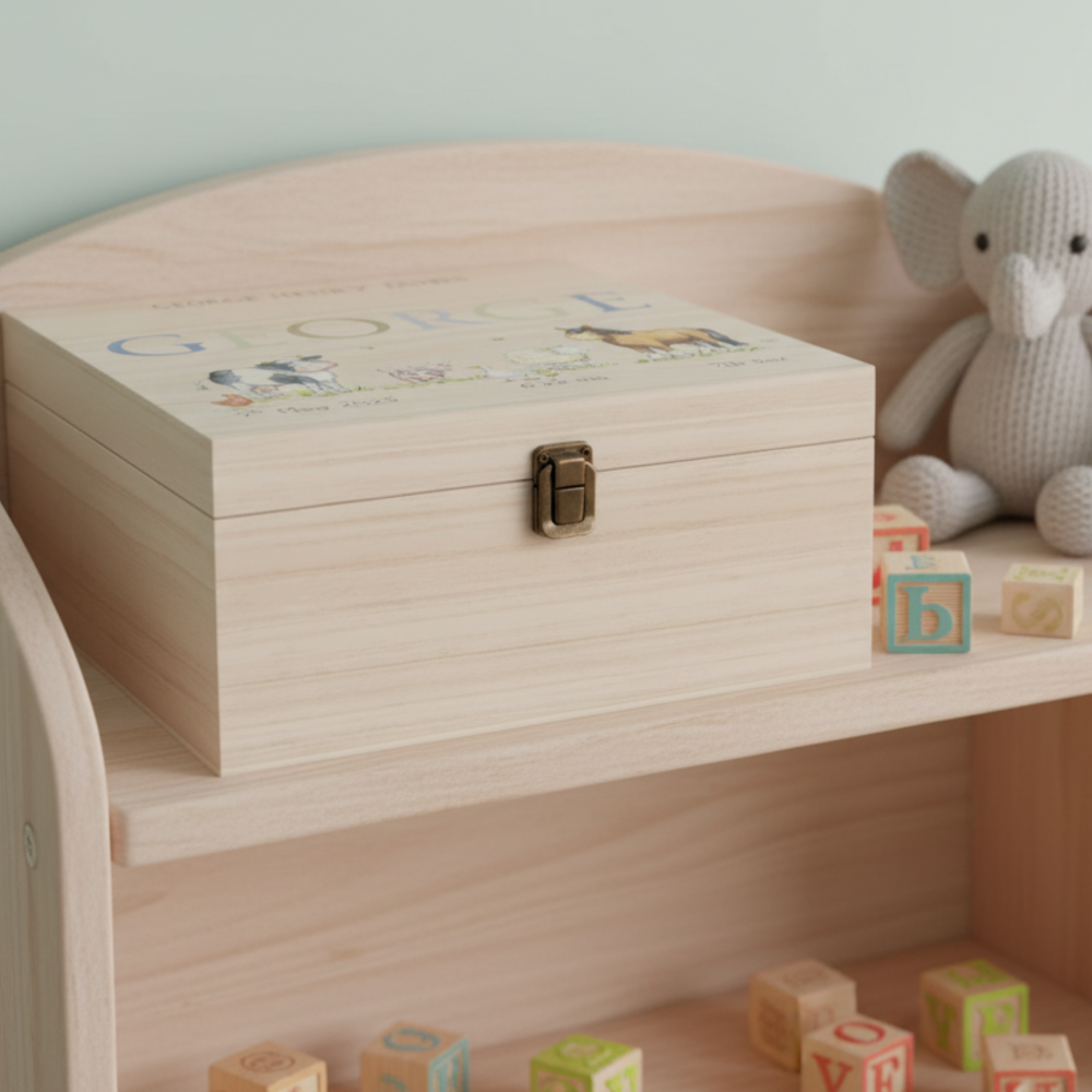 Baby keepsake box