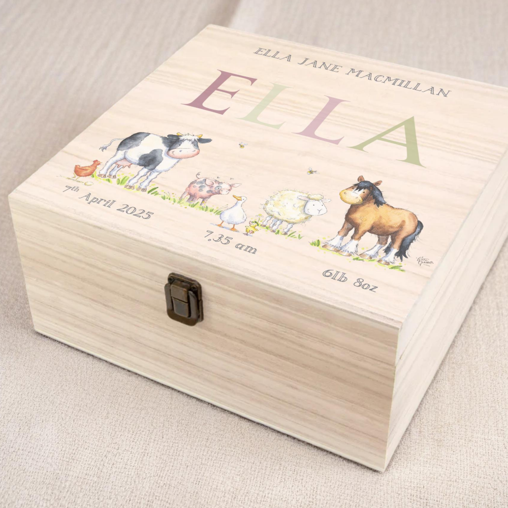 Baby keepsake box