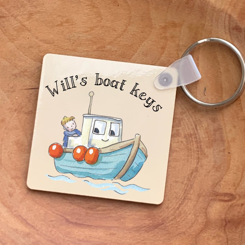Personalised Vehicle Keyring –