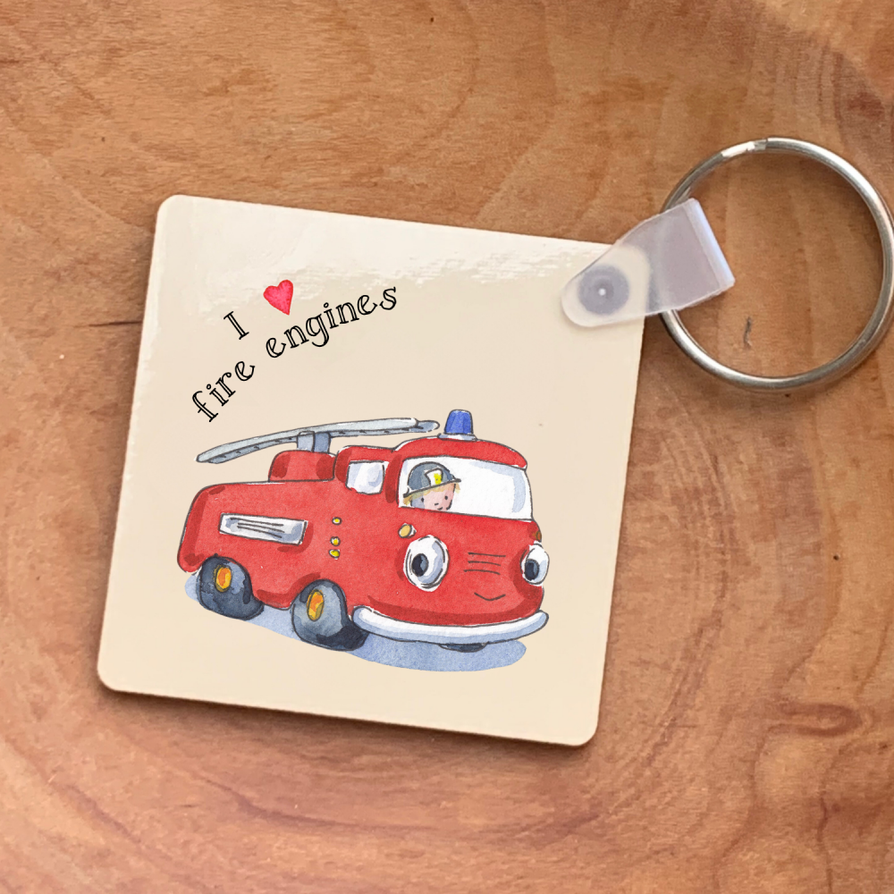 Personalised Vehicle Keyring –