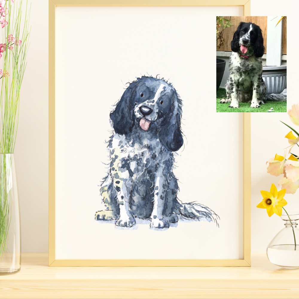 Watercolour Pet Portrait