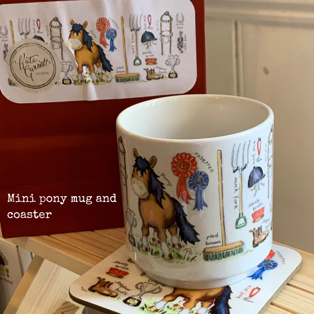 Pony things mug with FREE matching coaster