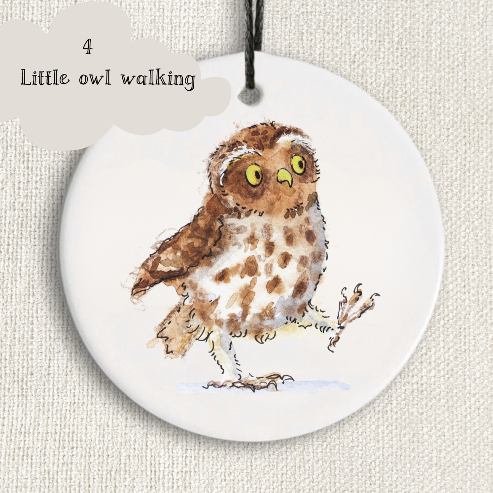Order for 4 owl ornaments