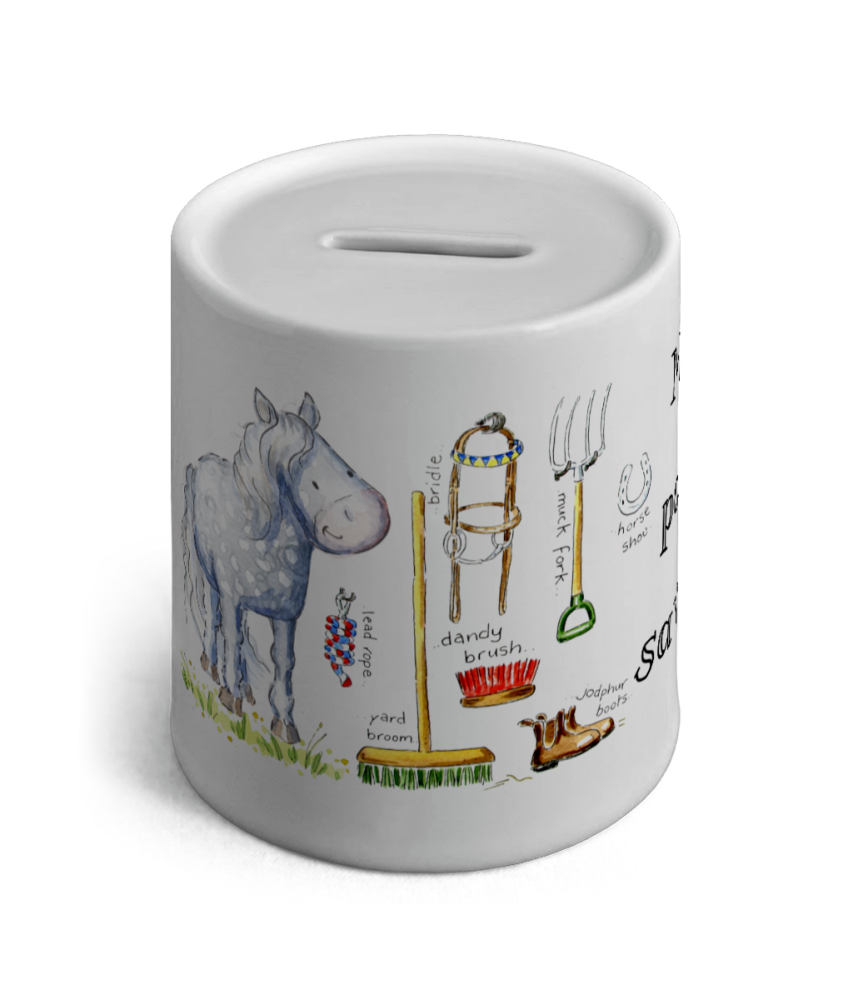 Pony things Money Box — Personalised for Your Little Pony lover