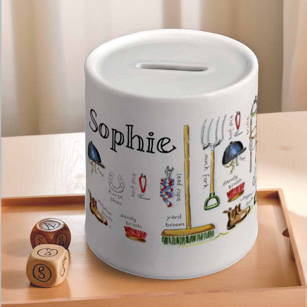 Pony things Money Box — Personalised for Your Little Pony lover