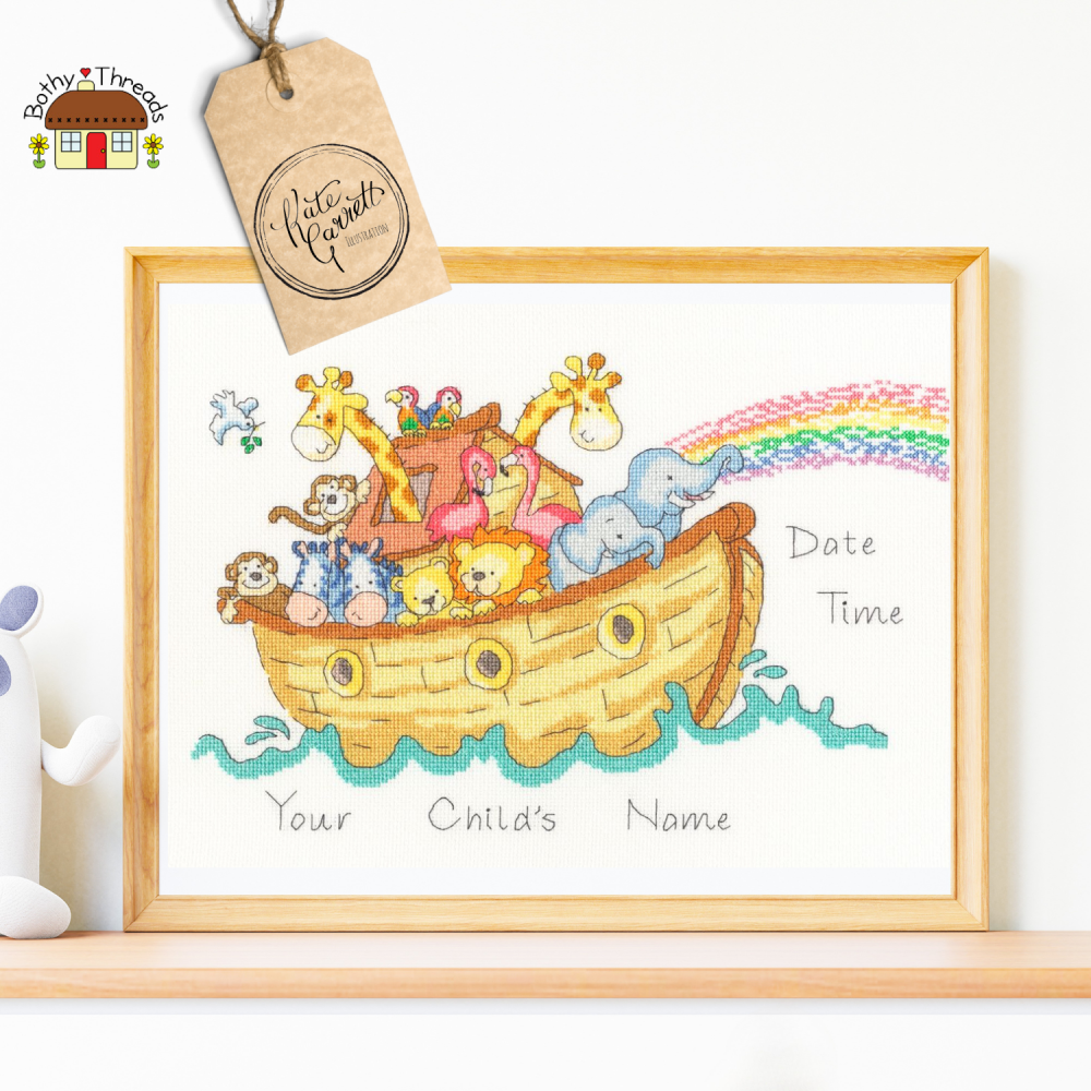 Baby Ark Bothy Threads Noah's Ark Cross Stitch Kit