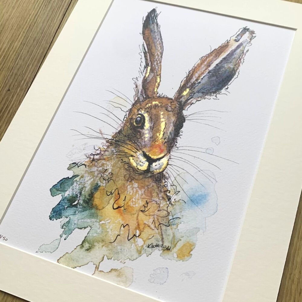 Hare print (Limited edition numbered)