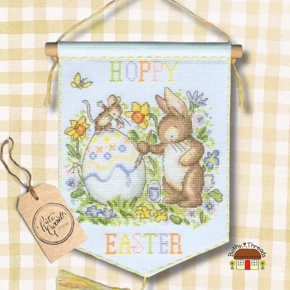Hoppy Easter Cross stitch kit