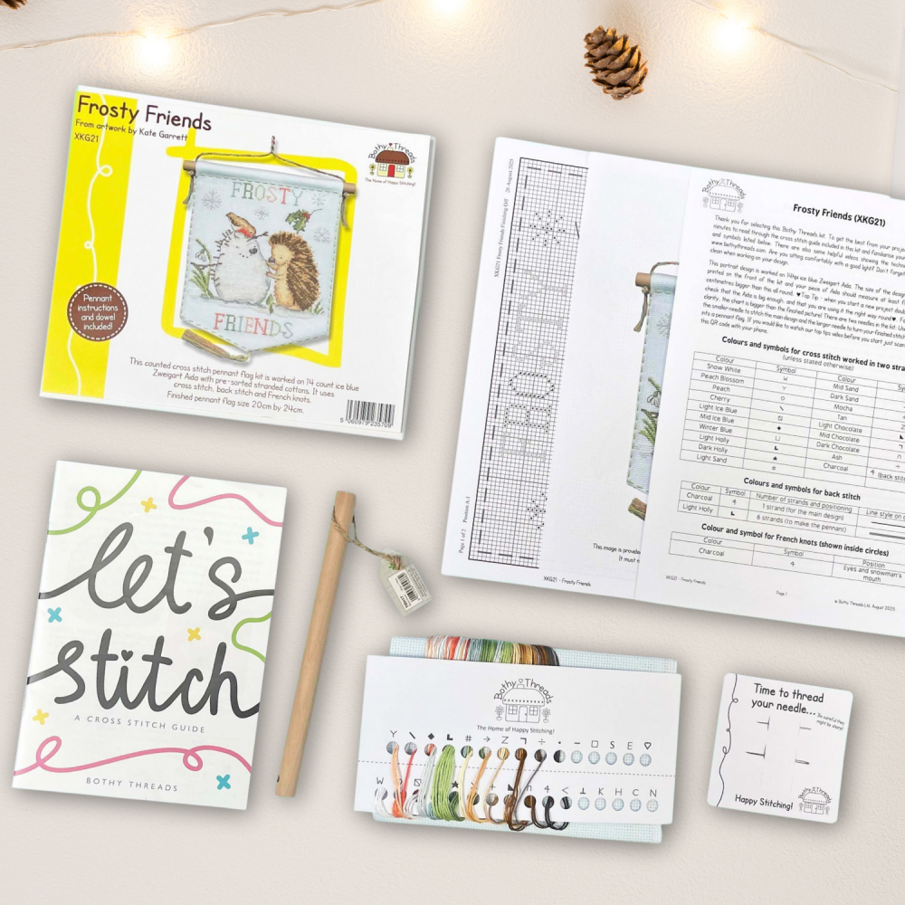 Frosty Friends Cross stitch kit