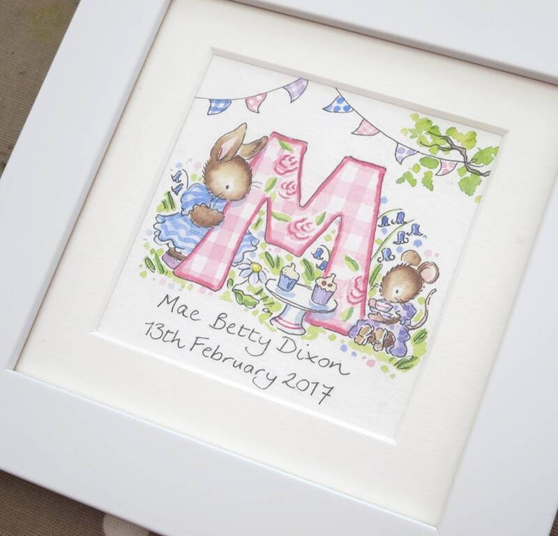 Storybook style forest creatures name picture