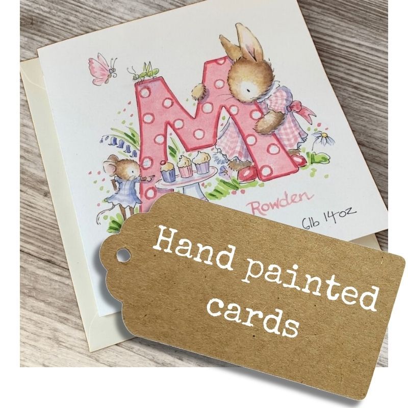 <!-- 010 -->Hand painted cards