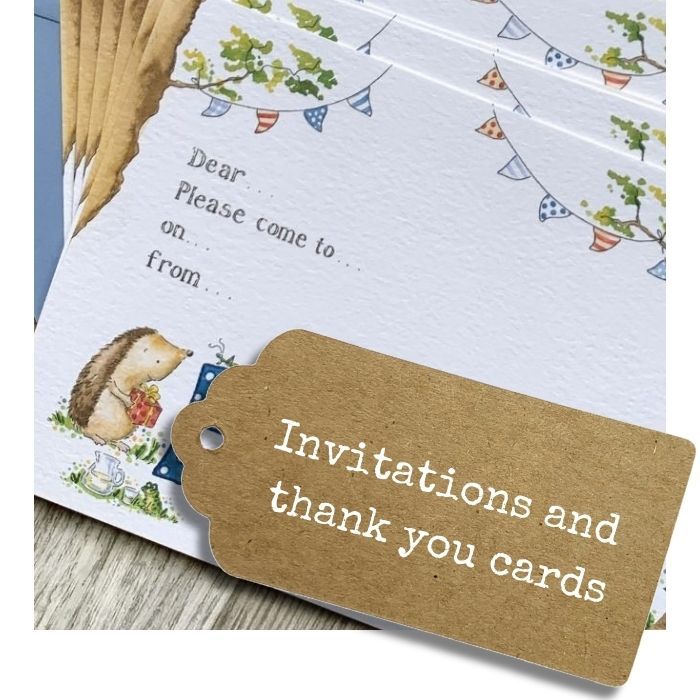 Invitations and Thank you cards