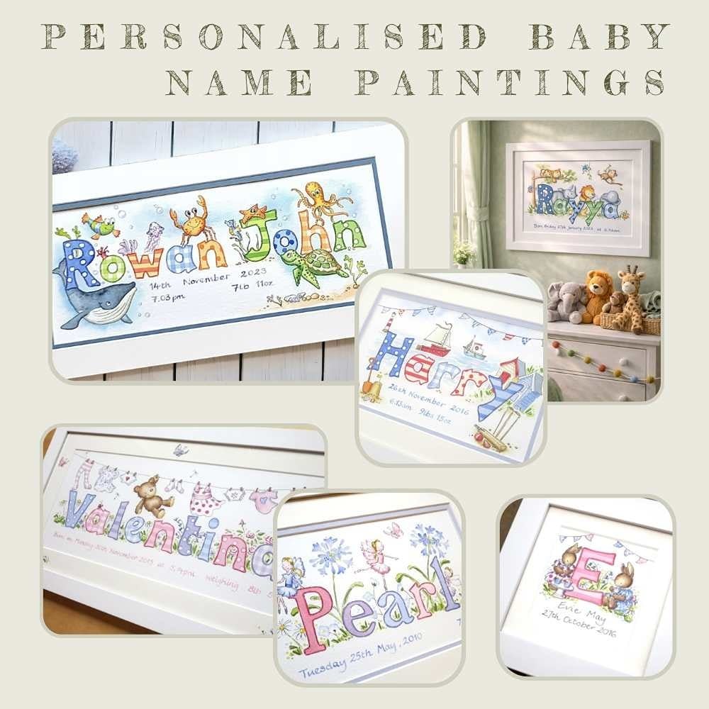 Bespoke gifts for new babies and christenings