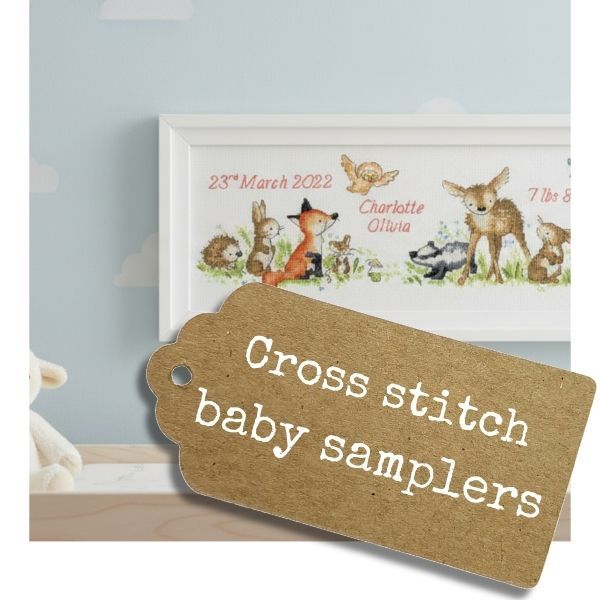 Baby Birth Samplers - Cross stitch kits