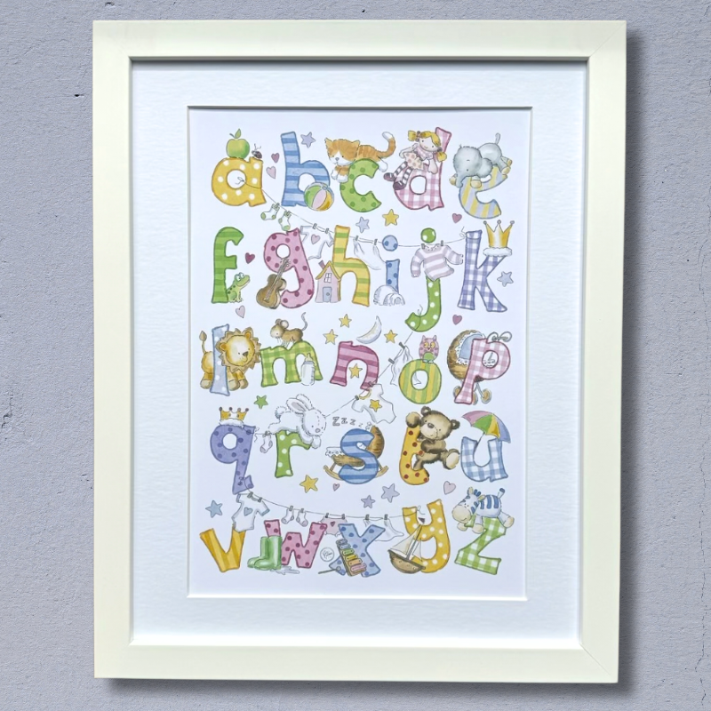 Personalised ABC Alphabet Print