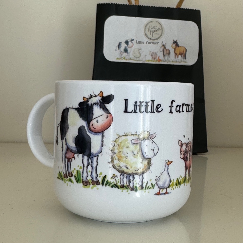 &ldquo;Little Farmer&rdquo; Children&rsquo;s Mug &ndash; Unbreakable Polymer Cup (Ready to Post)