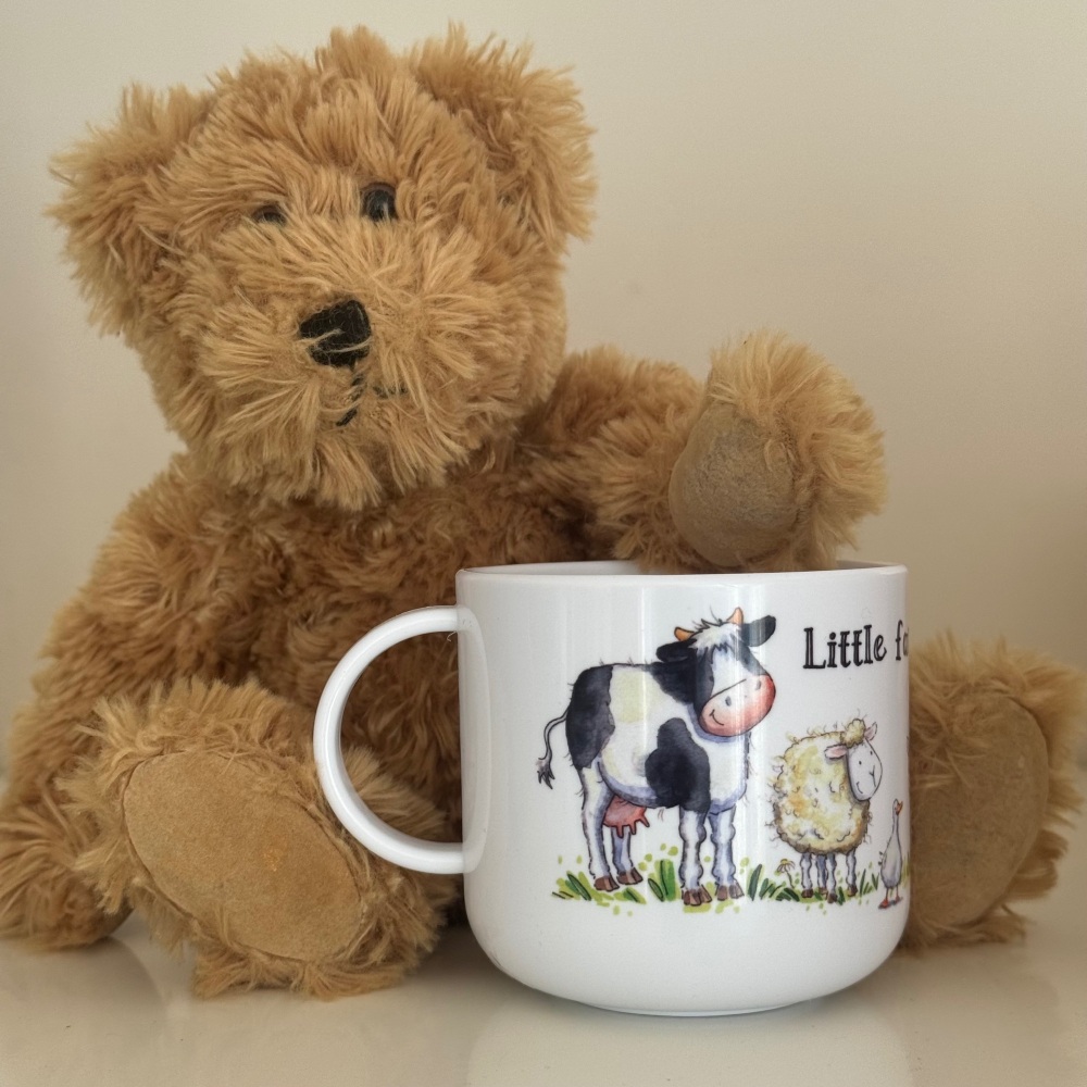 &ldquo;Little Farmer&rdquo; Children&rsquo;s Mug &ndash; Unbreakable Polymer Cup (Ready to Post)