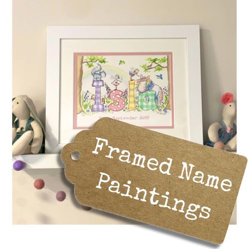 Bespoke Name Paintings