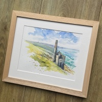 wheal coates cornish watercolour