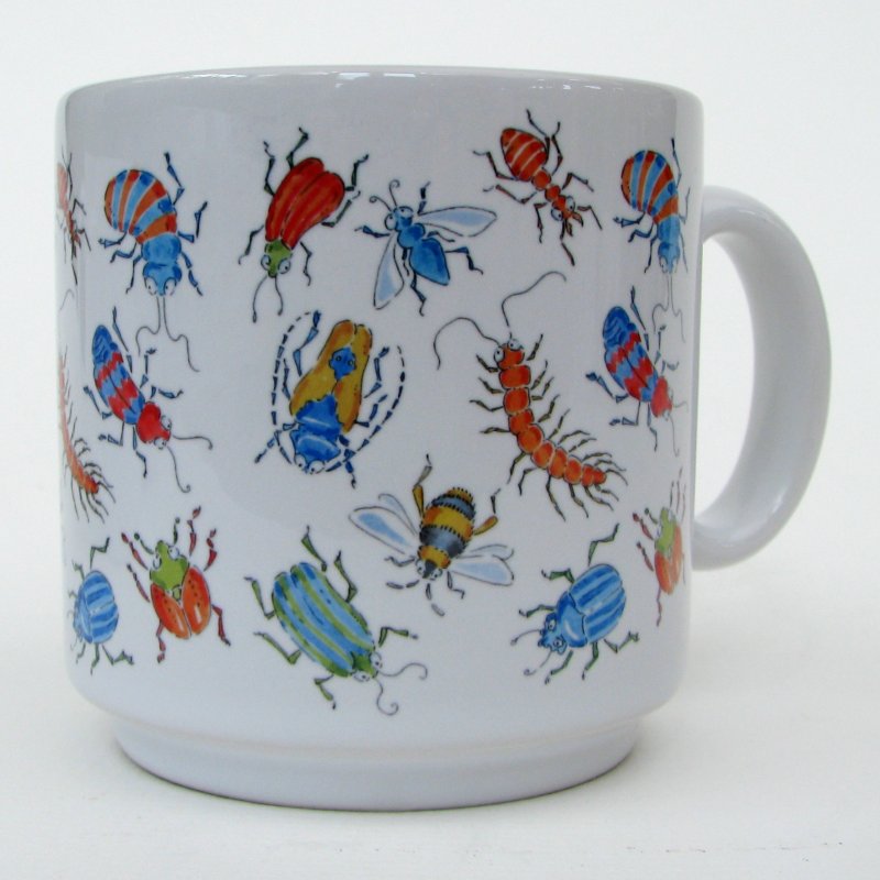 Bright bugs mug 