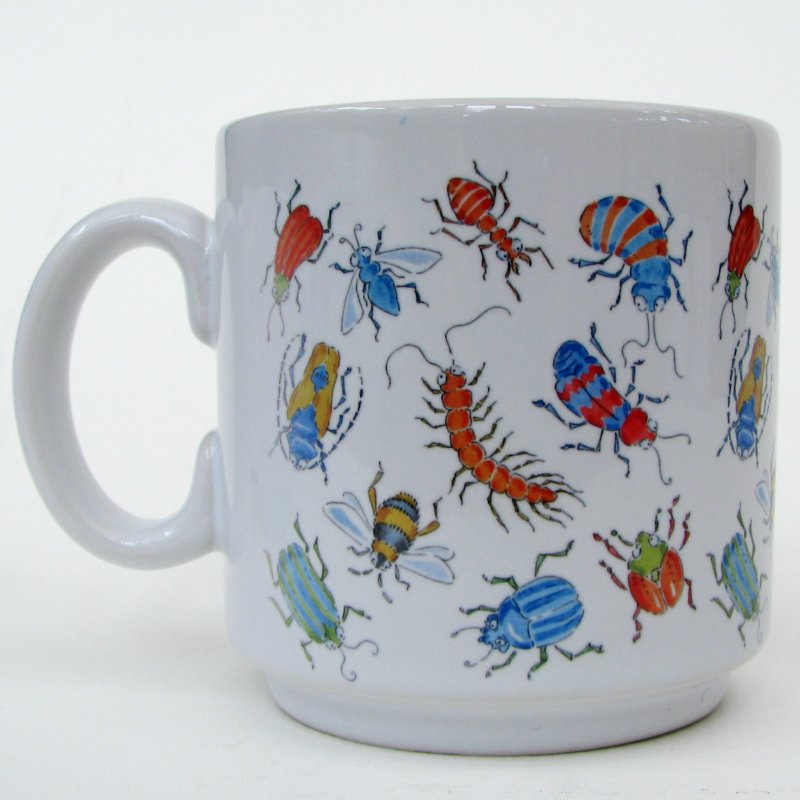 Bright bugs mug 