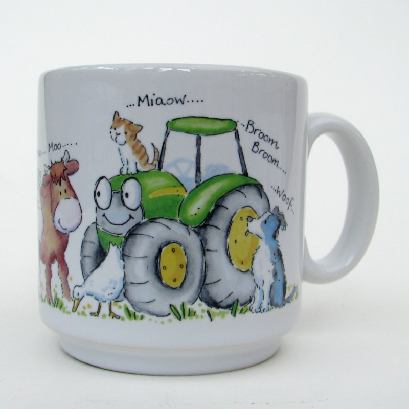 Farm animals mug 