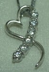 Ribbon Heart Pendant
