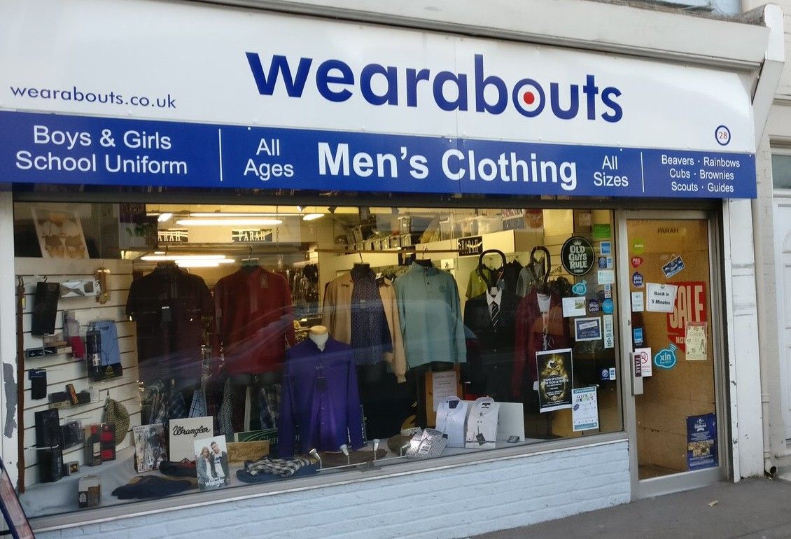 exterior of Wearabouts in Woolston